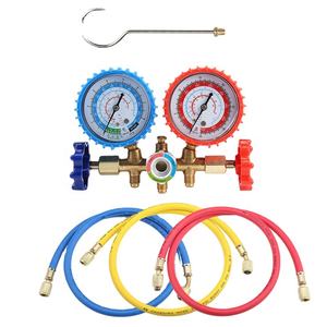 CT-536 <span class=keywords><strong>Brass</strong></span> Body <span class=keywords><strong>Manifold</strong></span> <span class=keywords><strong>Gauge</strong></span> Set para R134 R22 R12 R404A - Product Image 1