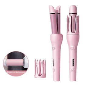 <span class=keywords><strong>Fer</strong></span> à <span class=keywords><strong>boucler</strong></span> automatique rotatif avec 3 températures, rotation bidirectionnelle, chauffe rapide, anti-brûlure, baguette à <span class=keywords><strong>boucler</strong></span> rotative - Product Image 1