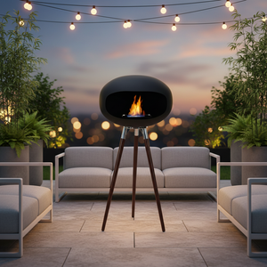 <span class=keywords><strong>Chimenea</strong></span> de <span class=keywords><strong>Bioetanol</strong></span>, Quemador de Alcohol, <span class=keywords><strong>Chimenea</strong></span> de <span class=keywords><strong>Bioetanol</strong></span> Independiente con Trípode, <span class=keywords><strong>Chimenea</strong></span> con Quemador Integrado para Uso en Interiores - Product Image 4