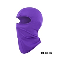 Masque facial complet personnalisé bon marché à un trou en spandex coupe-vent pour le sport, le ski, le casque, la moto, la balaclava pour enfant