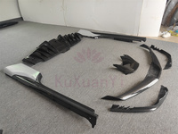 Harga grosir kit badan gaya OEM untuk Ferrari SF90 rok samping bibir depan serat karbon kering diffuser bungkus sudut depan