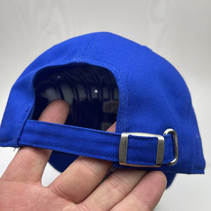 Cappello da Baseball Unisex morbido a 6 pannelli Hip Hop stile Street cappellino da papà lavato con Logo personalizzato ricamato e realizzato in tessuto di cotone - Product Image 3