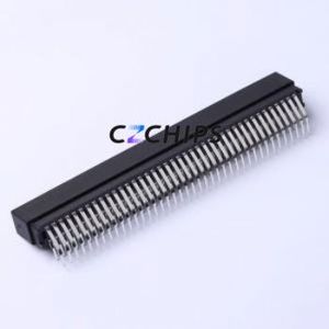 ER80BGFBK Gold Finger Connector Bent Lead Through Hole,P=2.54mm Connector EDGE SLOT 2.54mm 80P Right Angle Insert - Product Image 2