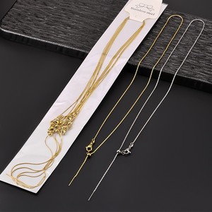 Cadena de Acero Inoxidable Ajustable para Collar DIY, Cadena de Joyería con Cuentas para Mujer, Accesorios Hechos a Mano de Acero de Titanio - Product Image 1