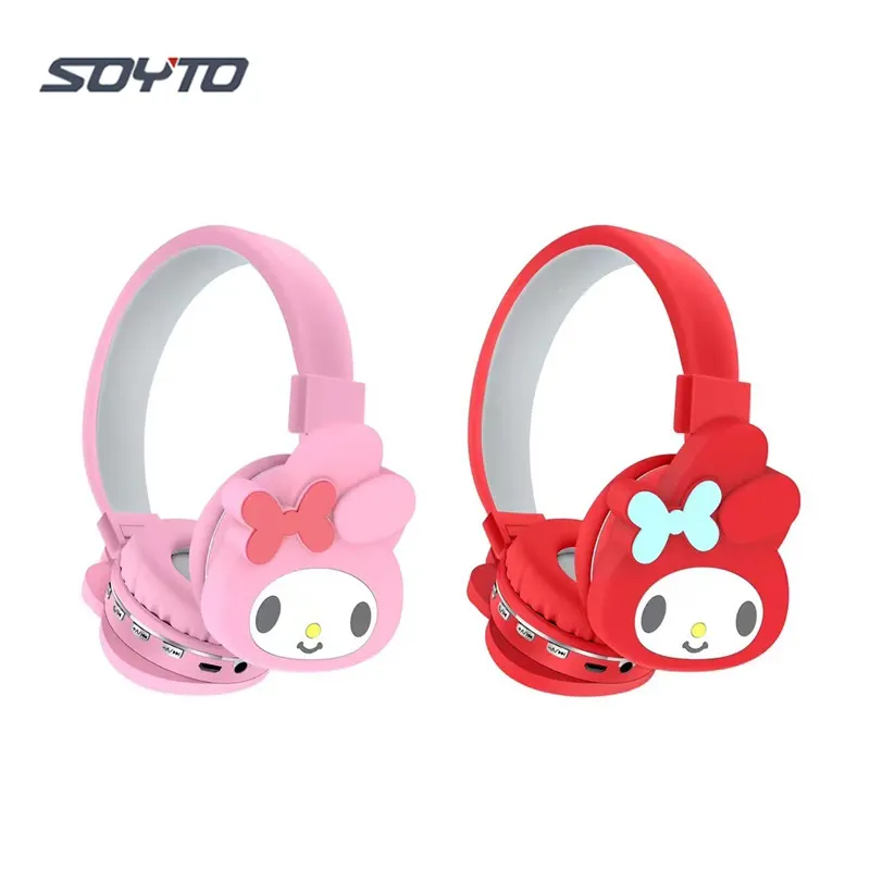 Shuoyin 806N sevimli sanrio benim melodi hello kitty mario mi mario bros peluş bebek oyuncak oyuncaklar anime çocuklar için kulaklık kulaklık kızlar