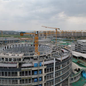 Grúa Torre DAHAN QTZ125-6015, Marca China, Carga Máxima de Elevación 10 Toneladas, Modelo de Base Plana para Construcción - Product Image 3