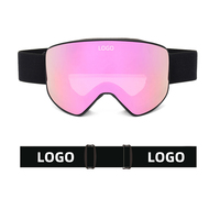 Lunettes de sport d'hiver anti-buée Somta pour enfants, avec logo personnalisé, pour le ski et le patinage