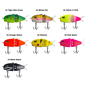 เหยื่อตก<span class=keywords><strong>ปลา</strong></span>แบบจมช้าสองส่วน แบบห<span class=keywords><strong>ล</strong></span>ายข้อต่อ พร้อมตะขอคู่ เหยื่อปลอมสำหรับ<span class=keywords><strong>ปลา</strong></span>คั<span class=keywords><strong>ล</strong></span>เตอร์ อั<span class=keywords><strong>ล</strong></span>บูร์นัส และป<span class=keywords><strong>ล</strong></span>าบาส - Product Image 2