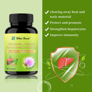Wins Town silymarin pueraria <b>liver</b> health tablets metabolize harmful substances silymarine extract health Herbal <b>supplements</b> - Product Image 1