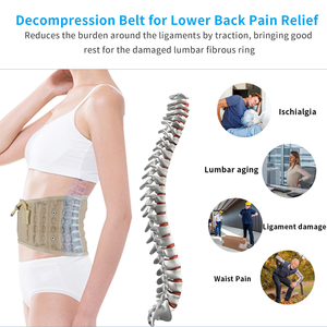 Ceinture de décompression, dispositif de traction vertébrale, ceinture de soutien lombaire gonflable pour soulager les douleurs du bas du dos, pour femmes et hommes - Product Image 3