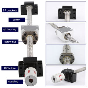 Vis à billes de haute précision sur mesure avec écrou de vis, vente en usine, traitement de vis à billes - Product Image 4