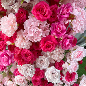 Décoration de toile de fond de mariage Offre Spéciale arche de fleur de souffle de bébé artificielle avec cadre - Product Image 3