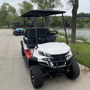 Voiturette de golf électrique personnalisée 6 places, véhicule d'ambulance EV tout-terrain, véhicule de patrouille et de réception, buggy de golf pour routes non publiques - Product Image 1