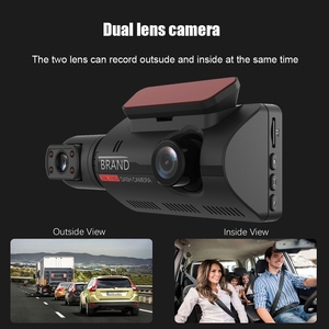 3 inch ống kính kép Dash Cam 1080P Xe Máy Ảnh HD DVR Video recorde với wifi phía trước và nội thất xe hộp đen - Product Image 5