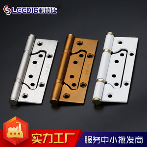 Stainless Steel Hinges 4 Inch 6 Hole 180 Degree Opening For Solid Wood Door Furniture Hardware - Product Image 2