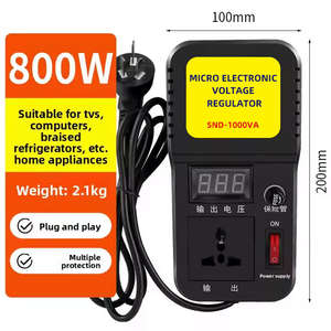 家庭用電圧レギュレータ220V自動電圧レギュレータ電源ソケット,テレビ,冷蔵庫,コンピュータ,ウォーターポンプ - Product Image 5