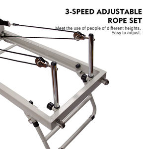 Máquina de Pilates Reformer Portátil Grande y Duradera Equipo de Fitness para el Hogar para Pérdida de Peso <span class=keywords><strong>Cama</strong></span> de <span class=keywords><strong>Yoga</strong></span> de Acero y ABS - Product Image 4