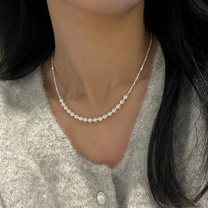 Collier Pendentif Sablier Authentique en Argent Sterling S925, Luxe Exquis, Haute Qualité, Goutte d'Eau, Tendance, Parfum - Product Image 3