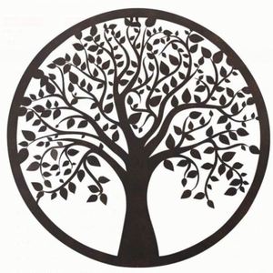Arte <span class=keywords><strong>de</strong></span> Pared <span class=keywords><strong>de</strong></span> Metal con Diseño <span class=keywords><strong>de</strong></span> Árbol, Decoración <span class=keywords><strong>de</strong></span> Pared 3D con Corte Láser para Sala <span class=keywords><strong>de</strong></span> Estar, Regalo <span class=keywords><strong>de</strong></span> Decoración Moderna para el Hogar - Product Image 4