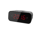 Dual Alarm 1,2-Zoll-LED-Anzeige Digitale PLL AM/FM-Radio uhr Elektronische Kunststoff uhr für Schreibtisch-und Tisch gebrauch