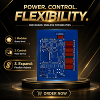 Carte de contrôle PCBA modulaire pour caméra d'action, pour appareils d'imagerie OEM/ODM avec contrôle rotatif de cardan IMU et interconnexion flexible