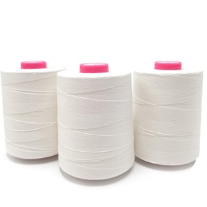 203 20s/3 Fils de coton perlé glacés, couleur blanche, avec coton épais à haute ténacité pour le crochet, la couture et le tricot à la main - Product Image 2