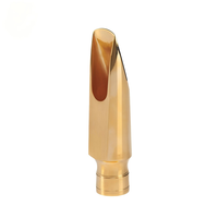 Premium CNC Machining Instruments Parts Customized Classic Brass Saxophone Mouthpiece