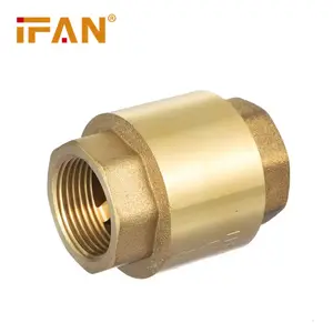 IFAN Tùy biến màu vàng mùa xuân nước kiểm tra van 1/2 ''-2'' Brass kiểm tra van