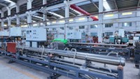 Máquina de recocido de tubos de acero inoxidable de alta precisión Hangao con control PLC inteligente fuera de línea, caja de engranajes, motor y bomba.