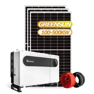 Growattソーラーインバーター100KW200KW 500KW1000KWグリッドタイドソーラーエネルギーシステムOPC用グローワット