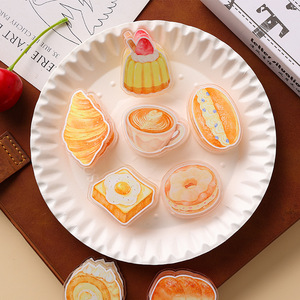 NASNAK Clip para Notas con Diseño de Pan, Estilo de Dibujos Animados, de Doble Cara, Transparente, de Acrílico y PP, Decorativo, para Almacenamiento y Souvenirs, Venta al por Mayor - Product Image 2
