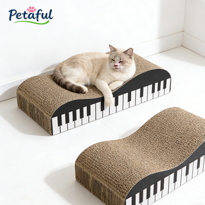 Arranhador para Gatos em Forma de Piano Moderno e Ecológico, Sofá-Cama Multifuncional, Embalado em Papelão Reciclado - Product Image 5