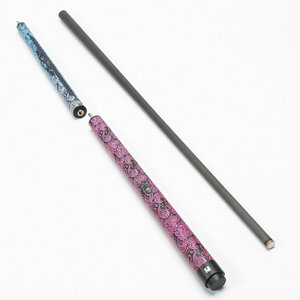 Queue de billard en fibre de carbone gaufrée, 2 pièces, joint en alliage d'aluminium, légère, pour snooker et billard - Product Image 1
