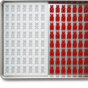 แม่พิมพ์ซิลิโคนรูปหมีกัมมี่ Vector Molds, แม่พิมพ์ 110 ช่อง ปลอดสาร BPA เกรดอาหารสำหรับใช้ในเชิงพาณิชย์, ถาดสำหรับใส่ขนม, รับทำโลโก้ตามสั่ง - Product Image 6