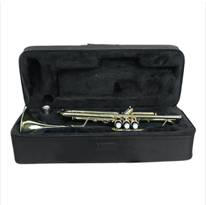 TR-300 Instrument de Musique <span class=keywords><strong>Prix</strong></span> d'Usine JinBao <span class=keywords><strong>Trompette</strong></span> d'Entraînement Standard en Laiton Jaune Clé Si bémol pour Débutant - Product Image 6