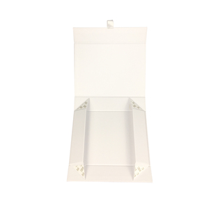 Caja de regalo magnética plegable A4, embalaje personalizado de lujo, con logotipo de estampado de lámina plateada brillante, <span class=keywords><strong>2</strong></span> piezas - Product Image 4
