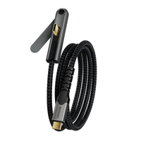 DOONJIEY USB3.2-Vollfunktions-Datenkabel mit faltbarem Ständer, PD100W-Ladefunktion, Typ-C-Kabel für Telefon und Laptop