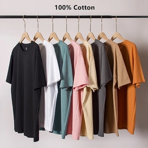 Camiseta FLOWORA OEM de algodón grueso, estilo pullover, con gráfico en relieve 3D, corte holgado, esencial, con logo personalizado para hombre. - Product Image 2