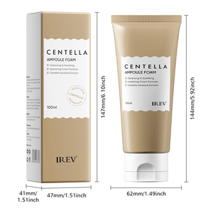 Espuma Limpiadora Facial de Centella Asiática de Marca Blanca 100ml para Limpieza Profunda, Calmante, Hidratante y Espuma Densa, Refrescante para la Piel - Product Image 6