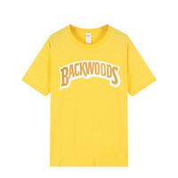 T-shirt unisexe pour homme Bart Simpson Backwoods de bonne qualité 100% coton avec impression personnalisée sur le devant et le dos DTG DTF