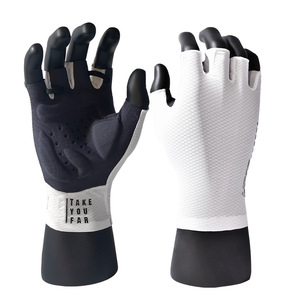 Gants de cyclisme sans doigts, avec coussinet de paume épaissi, respirants, pour vélo de route et de montagne, pour adultes, unisexes - Product Image 2