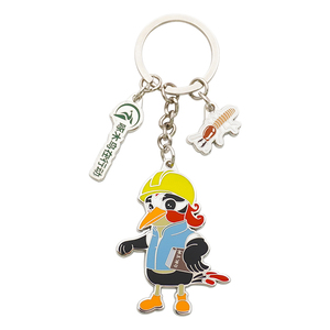 Exclusive Design Soft Enamel Alloy Keychains for Anime Merchandise, Custom Shapes Available