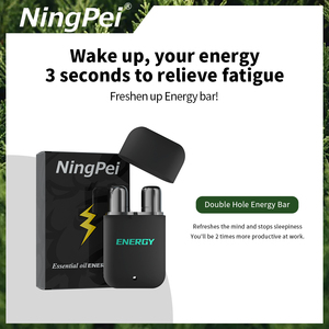 Bâton énergétique HLK Huiles essentielles de menthol naturel Aromathérapie Bâton d'inhalation aromatisé pour la respiration nasale double inhalateur nasal - Product Image 3