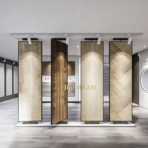 Espositore Girevole a 600 Ripiani per Pavimenti in Legno, Supporto Scorrevole per Ceramica e Granito, per Vetrine e Showroom di Piastrelle - Product Image 1