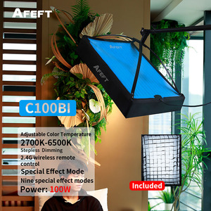 Afeft c100bi 100W Cán Vải Studio chụp ảnh Ánh sáng 2700-6500k hộp đèn linh hoạt cho Youtube tiktok phát trực tiếp - Product Image 1