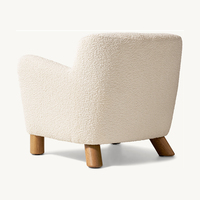 Ensemble de canapés modernes RH RYELAND en tissu, rembourrage personnalisable, dossier capitonné, pieds en bois massif, sectionnel en éponge, pour hôtel et villa