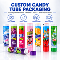 Tubes à vis inclinés en aluminium-plastique de qualité alimentaire, étanches, 12,7-35 mm, impression UV, logo personnalisé, pour dentifrice