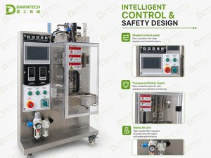 Serrated <b>Edge</b> Powder Sachet Filling Sealing Machine for Coffee Milk Spice Sugar Salt Flour - Product Image 2