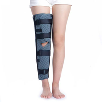 Attelle de genou réglable pour stabiliser les fractures avec fonction de protection