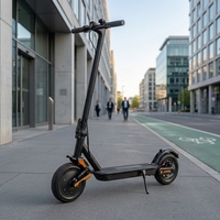 Trottinette électrique pliable pour adultes 350W 36V 13.5Ah Pneu de 10 pouces Double suspension Frein à disque Autonomie de 40-45 km 150 kg 30 km/h